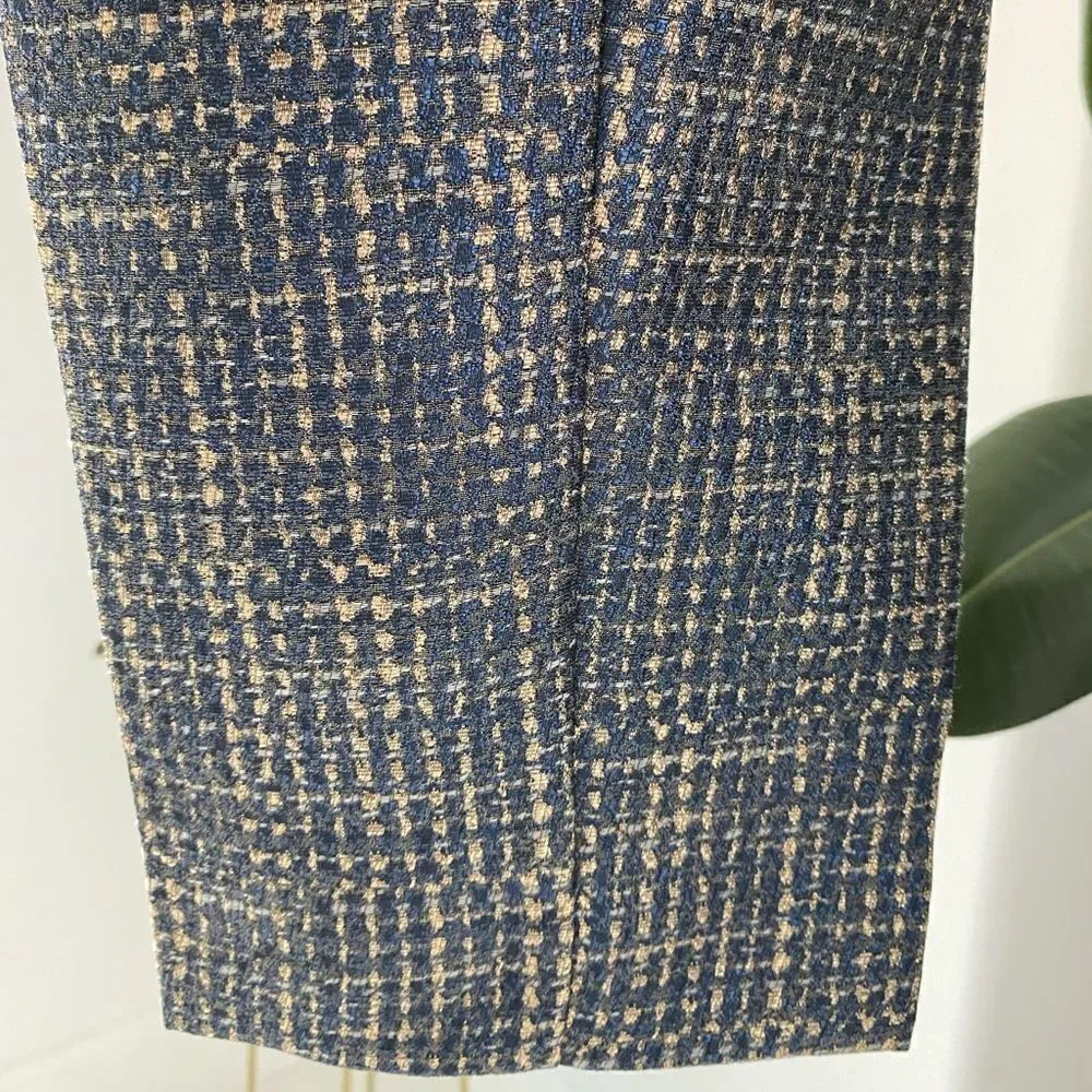 NWT BODEN WOMEN'S METALLIC TWEED BISTRO CROP TROUSERS PANTS, Size US 6R - Picture 5 of 9
